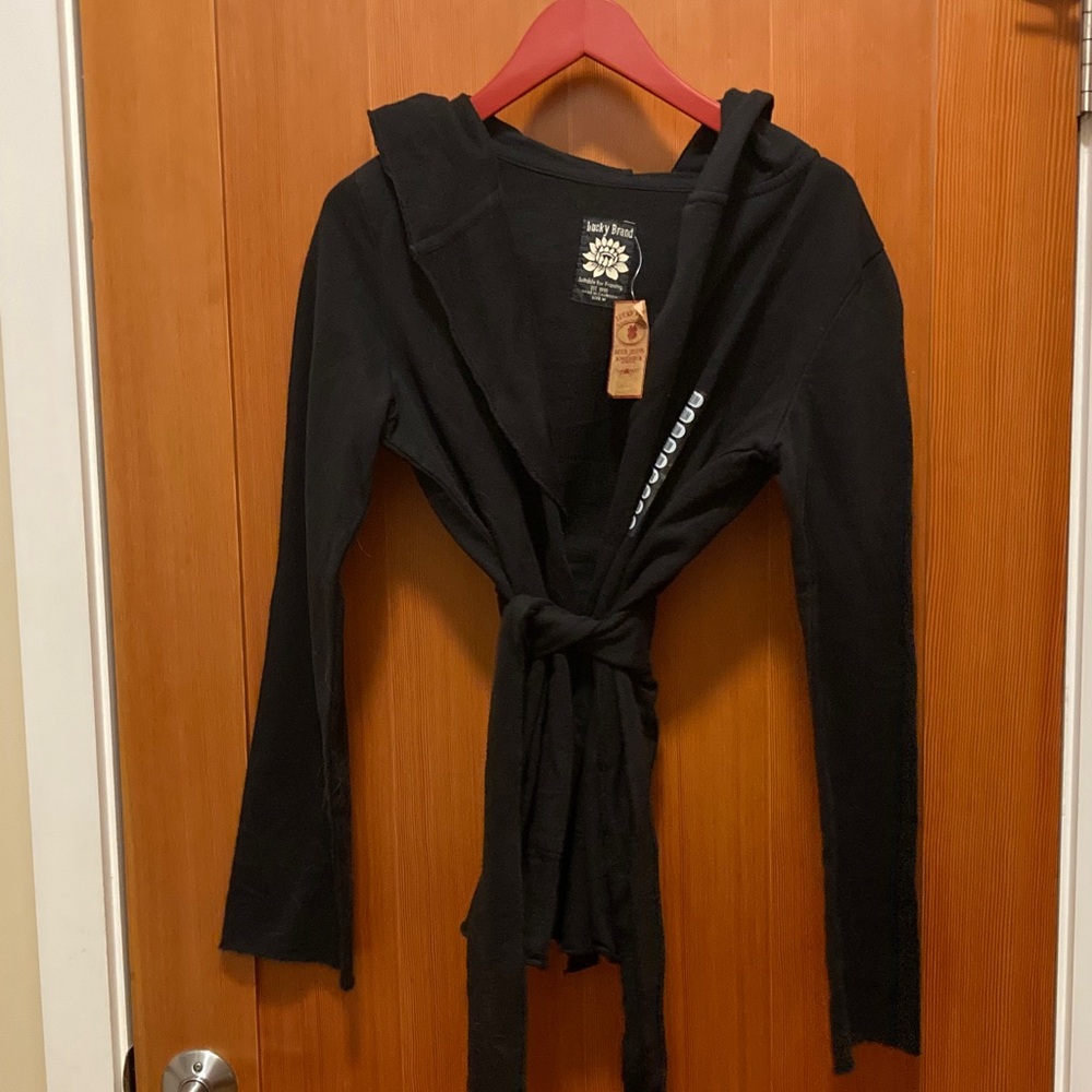 NWT Lucky M wrap around sweater, bell sleeves.  Boho.